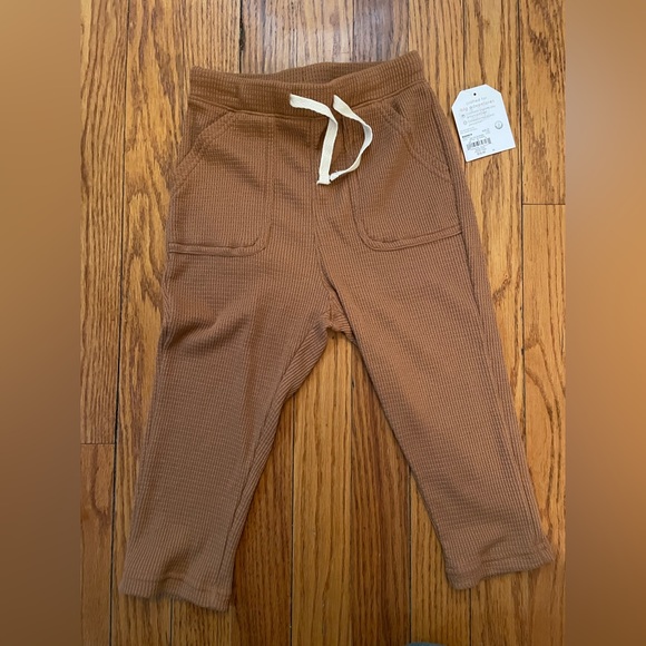 NWT Girl’s 2T Brown Drawstring Pants - Picture 1 of 3